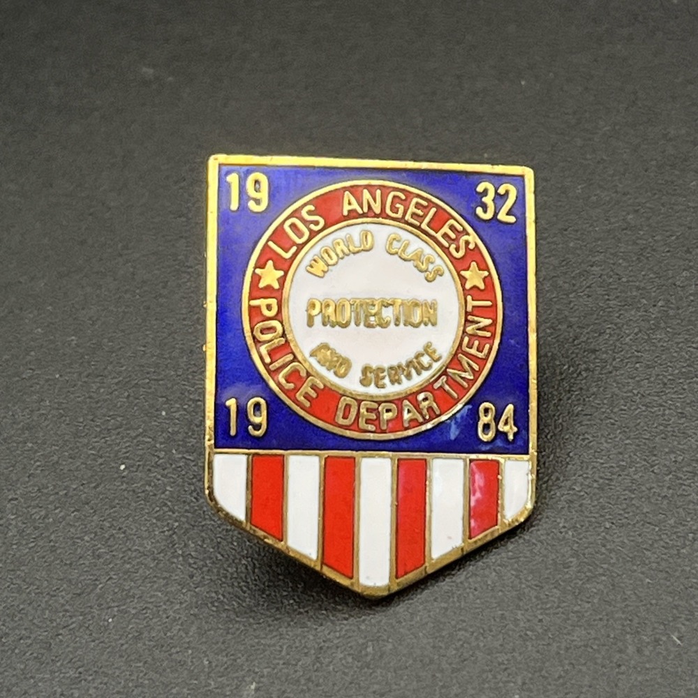 1984 Los Angeles‎ Olympics Summer Games Police Department LAPD Lapel Hat Pin